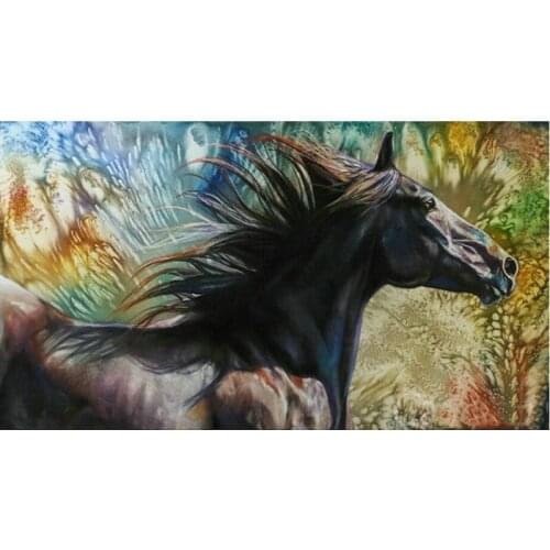 Diamond Mosaic "Animal horse" Full square DIY Diamond Embroidery Cross Stitch Rhinestone Handicraft 5D diamond painting Wall Art