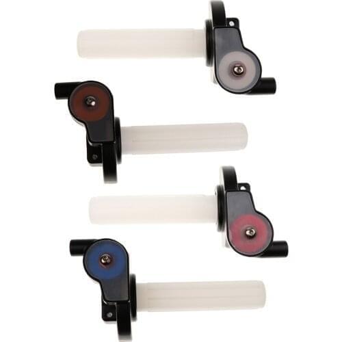 7/8" CNC Aluminum Grips Quick Turn Twist Throttle For Motorcycle Pit Bike