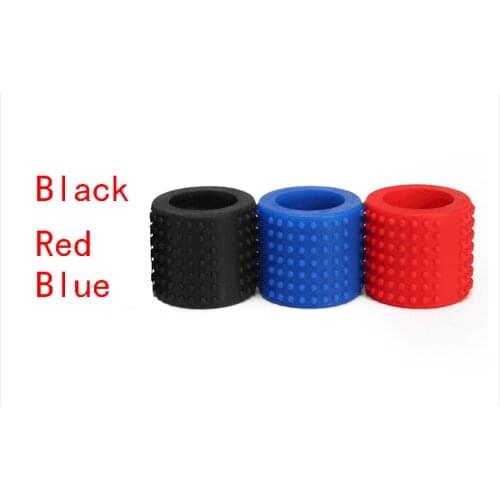 Free Shipping 1pcs Tattoo Grip Cover 25mm Silicone Comfortable Hand Cover For Tattoo Grip Skid Resistance Heat-resistant Black R