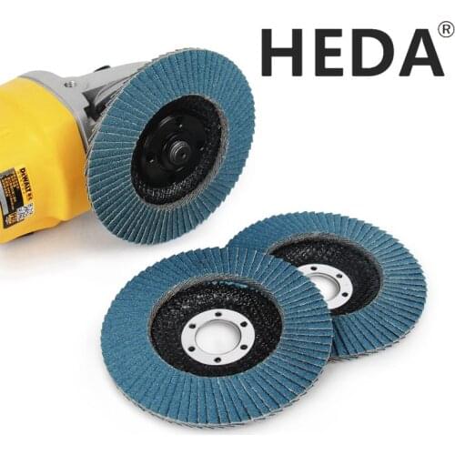 Free Shipping Flap Discs 115/125mm Angle Grinder Sanding Discs 40/60/80/120 Grit Grinding Wheel Blades for Stainless Steel Iron