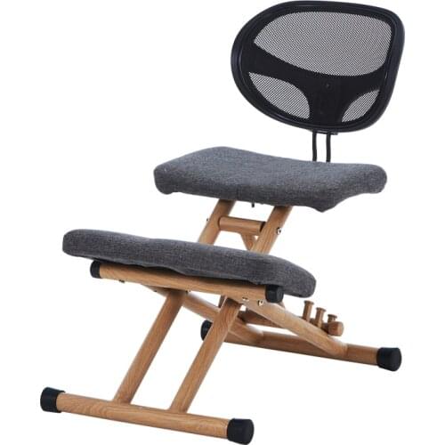 Ergonomical Designed Kneeling Chair Stool Handle Height Adjust Office Knee Chair Ergonomic Correct Posture Chair ZM1031