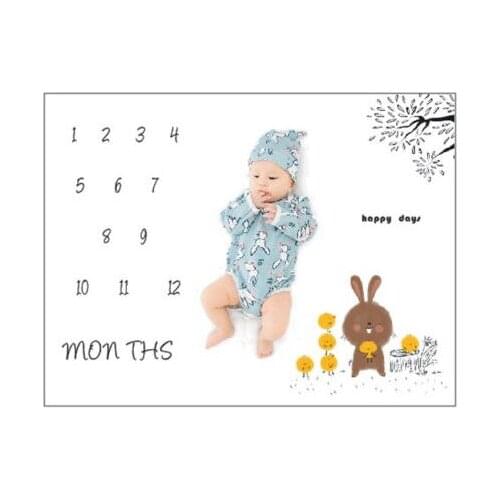 Newborn Baby Boys Girls Personalised Blanket Costume Photo Photography Props