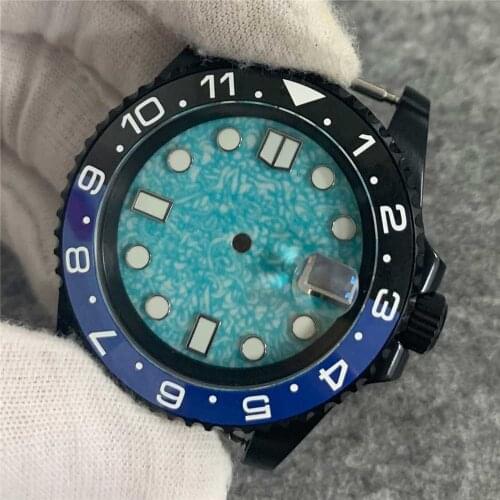 Ceramic Bezel Watch Case with Dial for NH35 Movement Modification Kits