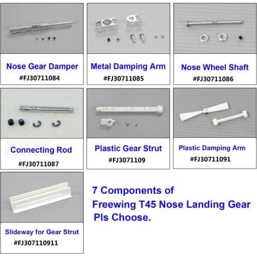 Components of Freewing T45 Nose Landing Gear FJ30711 084
