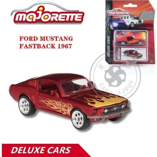 Majorette 1/64 DeLuxe Edition Cars FORD MUSTANG FASTBACK 1967 Hot Pop Kids Toys Motor Vehicle Diecast Metal Model MJ212053152