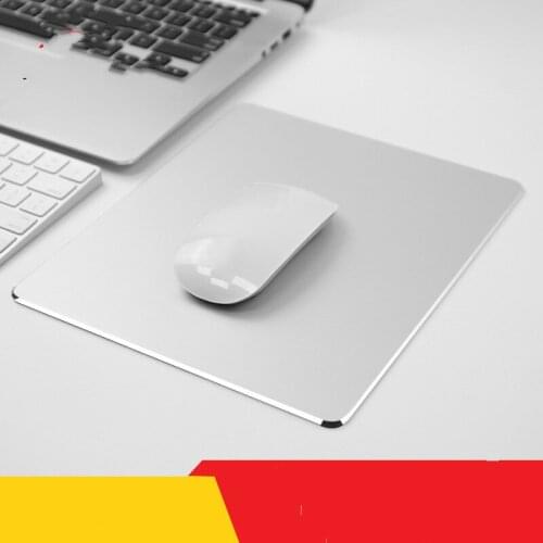 Metal Aluminum Mouse pad Mat Hard Smooth Magic Thin Mousead Double Side Waterproof Fast and Accurate Control for Office Home