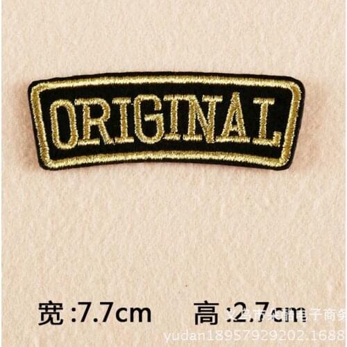 Cartoon Kids Original Design Iron On Patch Clothes Patch For Clothing Girls Boys Embroidered Patch