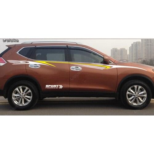 Waist line stickers car pull flower car stickers body color strip body decoration stickers to hide scratch CD50 Q04