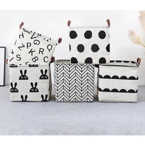 New Foldable Dirty Clothes Storage Basket Kids Toys Organizer Clothes Storage Bins Laundry Basket Sundries Underwear Storage Box