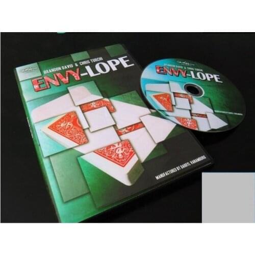 Paul Harris Presents Envylope (Gimmick + DVD) - Card Magic Trick,Stage Magic,Close up,Comedy,Magic Accessories,Illusions