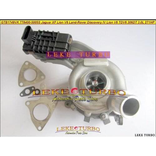 Turbo GTB1749VK 778400 778400-5005S 778400-5004S 778400-0004 LR013202 For Jaguar XF Lion V6 For Land-Rover Discovery 3.0L