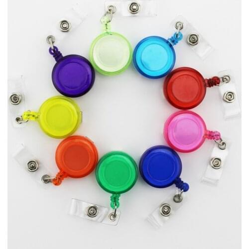 Retractable Doctor Nurse Badge Reel Cartoon Cute Students ID Card Badge Holder Office Accessories