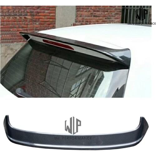 VW Golf7 MK7 Carbon Fiber Rear Roof Spoiler for Volswagen Golf 7 Top Wing WL Style Car Styling 2014-17