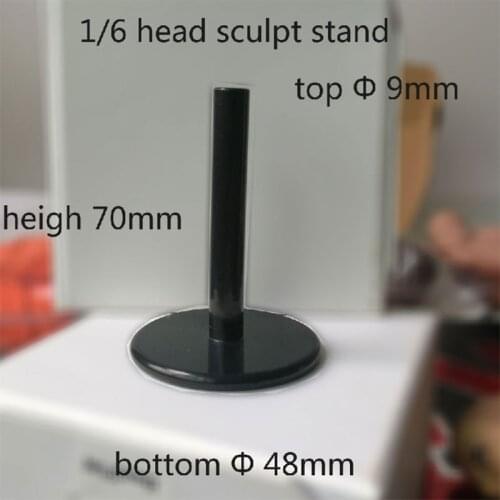 1/6 Soldier Head Sculpt Stand Head Carving Model Holder Accessories Fit 1:6 Male Female Head Sculpture