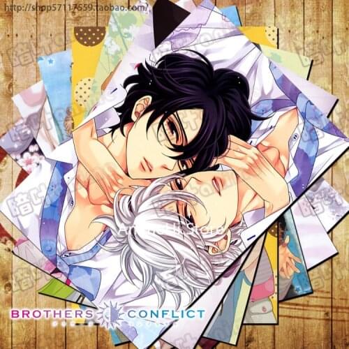 10 pcs/set Anime BROTHERS CONFLICT posters Asahina Ema KANAME Asahina Hikaru wall pictures for Colletion A3 42x29CM Stickers