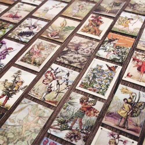 100pcs Mini Greeting Card Vintage Kraft Paper Kawaii Stationary Letter Envelope Gift Card Message Note Letter Paper Card