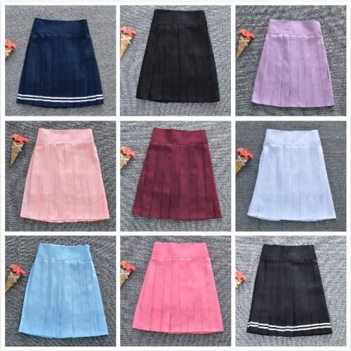 2018 korean style solid color high waist skirt plus size harajuku women mini skirts ladies sexy white skirt women summer skirts