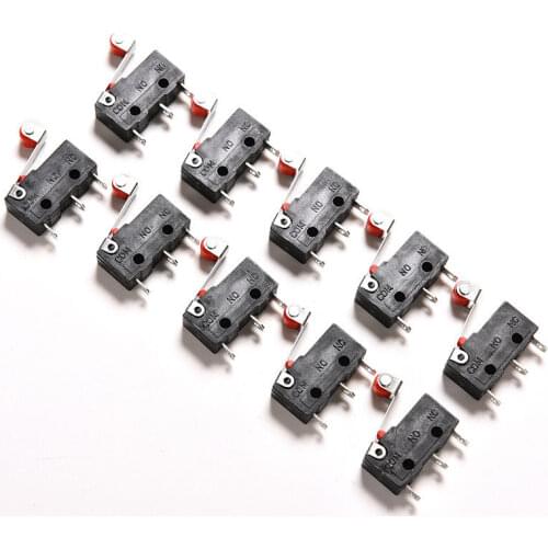 5/10PCS Hot Sale 5A Mini Micro Switch 3Pin With Roller Limit Switch AC 125V-250V