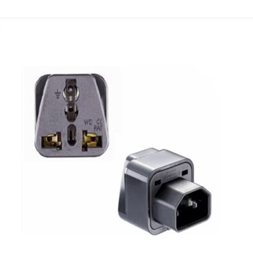 5PCS Computer Plug Adapter IEC 320 C13 to C14 Power PDU Plug Worldwide Converter Socket