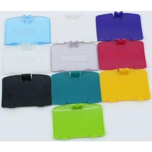 60 pcs 10Colors High Quality Battery Cover Pack Back Lid Door Shell Replacement For GameBoy Color for GBC Random mix color