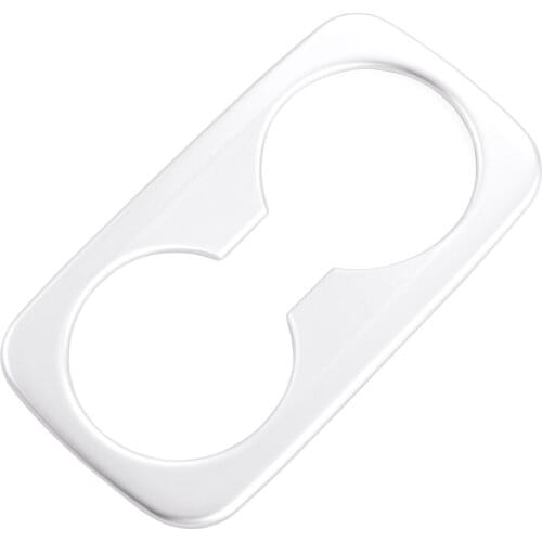 Car Styling Rear Seat Water Cup Holder Interior Decoration Trim Covers For Hyundai Tucson 3th 2015 2016 Auto ABS Accessories