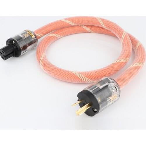 Hifi Audio One Linn K800 5N OCC AC Power Cord Cable P-029E US Power Plug C-029 Connector Power Cable