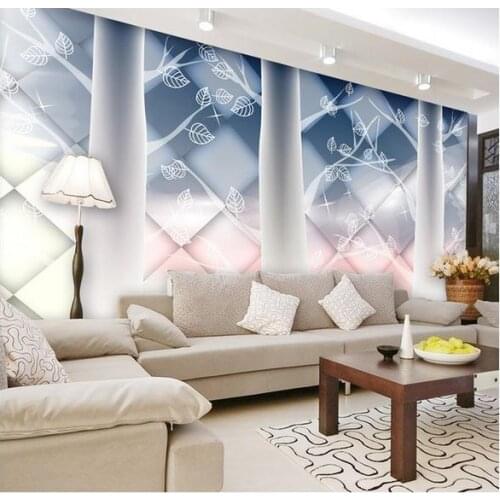 Customized 3D wallpaper 3d wall murals Fantasy 3 d abstract tree TV setting wall murals wallpaper