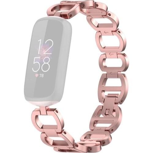 Metal Strap For Fitbit Luxe Smart Band Smart Watch Bracelet Wrist Strap Magnetic Charging Cable Fitbit Luxe Watch Accessories
