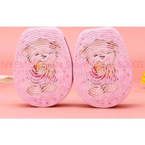Cute Bear Dancing Ballerina Music Box PLastic Jewellery Box Girls Carousel Hand Crank Luminescent Music Box Mechanism Gift 50pcs