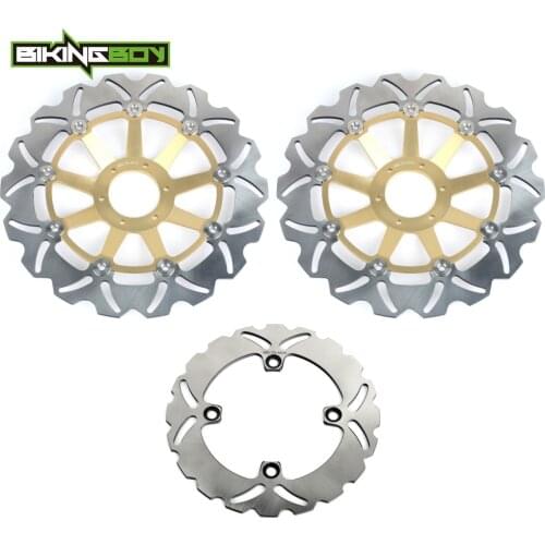 BIKINGBOY Hornet CB 600 F 00 01 02 03 04 05 06 CB600F 599 05 06 CB 600 F2 S 2000-2004 Front Rear Brake Discs Rotors Disks Set