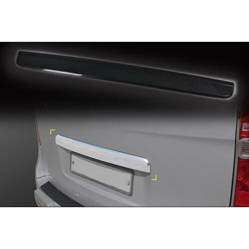 Fit For Hyundai Starex H-1 1PC ABS Chrome Car Rear Tailgate Trunk Lid Pedal Plate Panel Cover Car Styling Auto Accessories