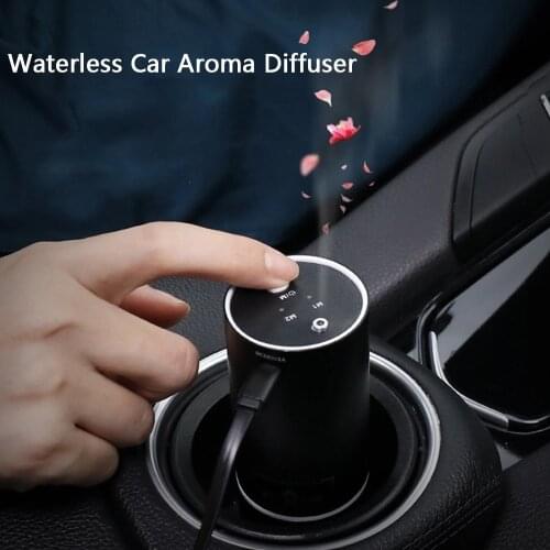 Waterless Essential Oils Nebulize Portable Ultrasonic Car Aromatherapy Diffuser for Car Room Bedroom
