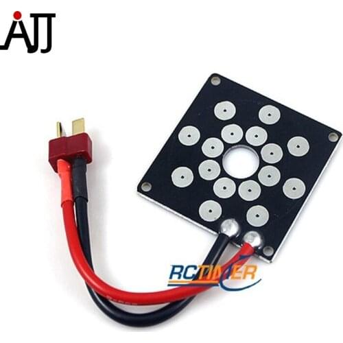 RCTIMER FPV MultiCopter Power Battery to 8 ESC Connection Board with T-Plug Cable T8