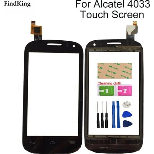 4.0" Touch Screen For Alcatel One Touch POP C3 Dual OT4033 4033 4033A 4033E 4033X 4033 Touch Screen Digitizer Sensor Glass Panel