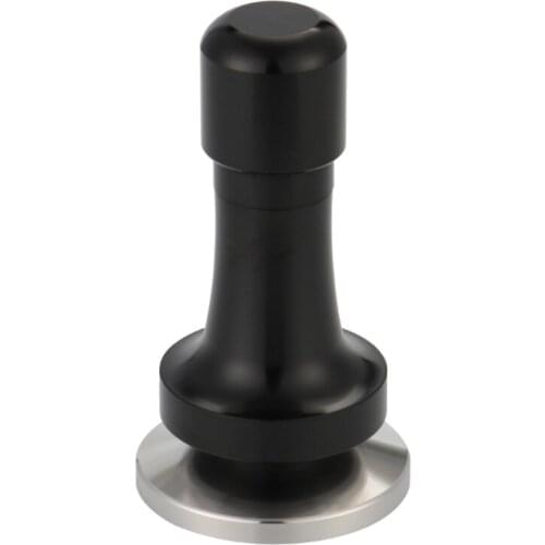 Coffee Tamper Stainless Steel Coffee Distributor Tamper Coffee Press Tool with Spring Suitable for Home Office