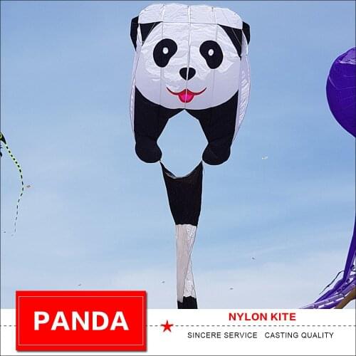 KITE panda kite tiger soft inflatable t for audlts outdoor Free 50-meter noodles and handle