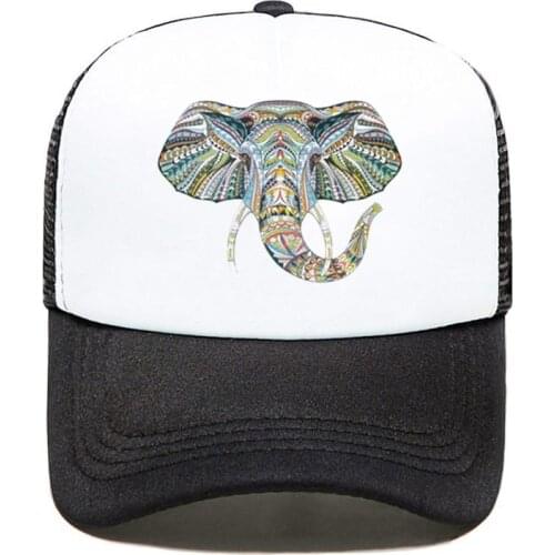 Elephant hat Custom logo hat DIY baseball hat customized summer cap unisex mesh foam hatcasquette homme gorras кепка mesh hat