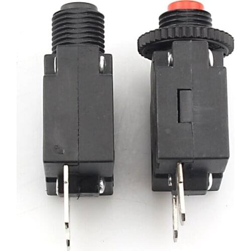 1PCS Circuit Breaker 3A,4A,5A,6A ,7A,8A,10A,15A,20A Thermal Switch Overload Protector Push Button and Cap