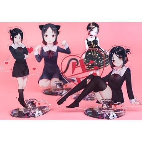 1pc Cute Kaguya-sama Wa Kokurasetai: Tensai-tachi No Renai Zunousen Acrylic Stand Model Fujiwara Chika Decor Action Figure Toys