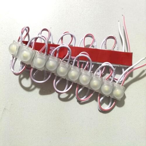 1000pcs Mini LED Channel Letter Module Injection Small Narrow Lightbox Module Warm White 12mmx10mm 1 LED Single Module 2835 12V