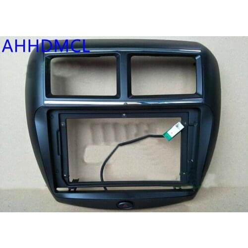 Car Fascias Navigation Fascia Dash Frame Kit For 9" Universal Android Multimedia Player For Vitz V5 2012 2013 2014 2015