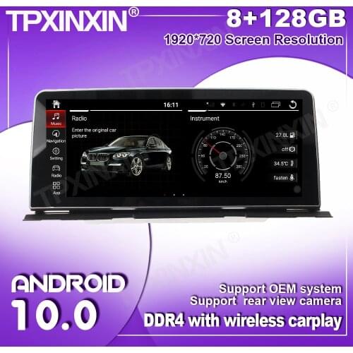 12.3" Android 10 8+128GB For BMW 6GT 6 Series M6 2010-2017 Car Multimedia Player Car Stereo GPS Navigation Auto Radio Head unit