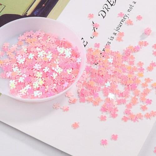 1 Box Four-leaf Clover Sequins Thin Lucky Grass Nail Art Sequins Nail Jewelry Nail Art Sticker Decorations DIY Accessorie TSLM1