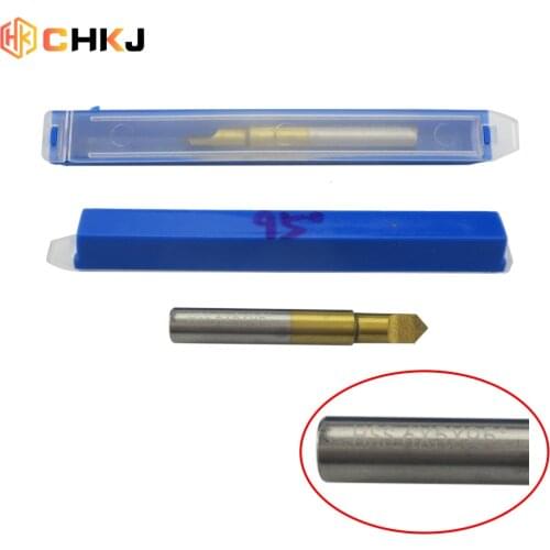 CHKJ 95 Degree Titanium Coated HSS Key Cutter For Key Milling Machine Guide Pin Flat Knife Drill Bit Locksmith Tool Supplies