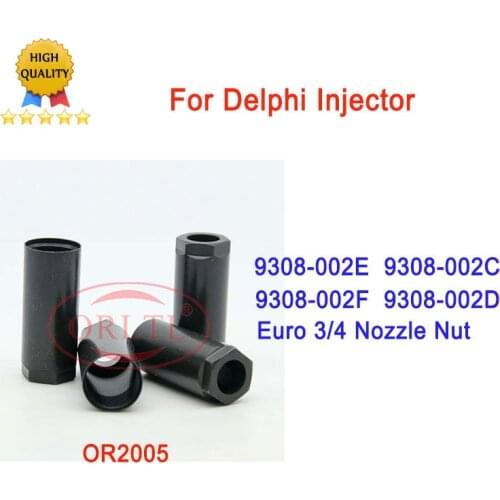 ORLTL Euro 3 Euro 4 auto fuel pump injector nozzle cup nut diesel engine injector nozzle cap solenoid nut 9308002E For DeIphi