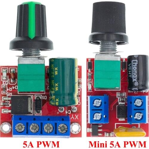 Mini DC-DC 4.5V-35V 5A 90W PWM DC Motor Speed Controller Module Speed Regulator Control Adjust Board Switch 12V 24V PN35