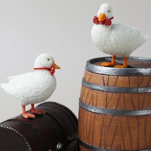 JXK About 6CM Animal Model JXK2050 Mini Duck Model for 12'' Action Figure Accessory Home Decoration