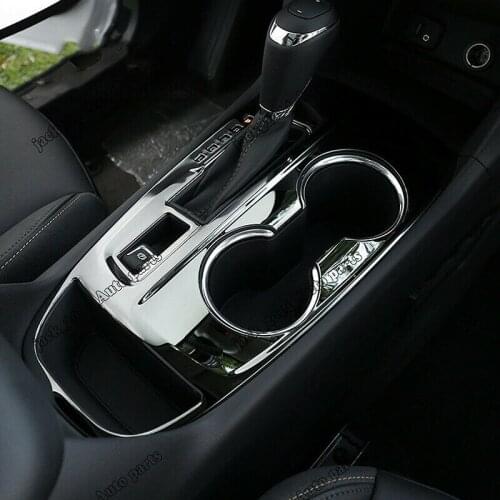 Fit for Chevrolet Equinox 2018 Interior Black titanium Gear box Panel Cover Trim 1pcs/set