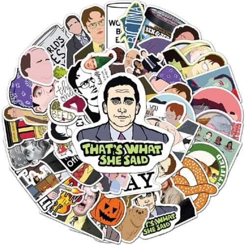 10/50pcs TV Show the Office Stickers DIY Skateboard Fridge Guitar Travel Snowboard Motorcycle Luggage Classic Toy Cool Stickers