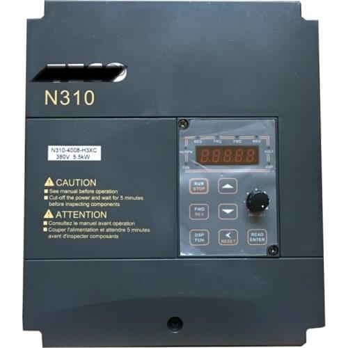 New 3 Phase 400V 8.8A 3.7KW 5HP Inverter VFD Frequency AC Drive N310-4005-S3X